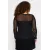 Блузка Trendyol Curve, Цвет: Черный, Размер: 3XL, изображение 4