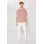 Мужская футболка с поло воротником, Slim Fit, узкая посадка, не мнется ALTINYILDIZ CLASSICS, Reňk: Gülgüne, Ölçeg: XL, 4 image