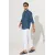 Мужская рубашка из 100% хлопка Oxford Slim Fit с пуговицами на воротнике, без карманов ALTINYILDIZ CLASSICS, Цвет: Синий, Размер: S, изображение 3
