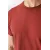 Мужская футболка Slim Fit с круглым вырезом, базовый дизайн ALTINYILDIZ CLASSICS, Reňk: Çuňňur gyzyl , Ölçeg: L, 3 image