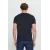Мужская черная футболка Slim Fit с круглым вырезом ALTINYILDIZ CLASSICS, Reňk: Gara, Ölçeg: S, 7 image