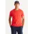 Мужская футболка Slim Fit с круглым вырезом, базовый дизайн ALTINYILDIZ CLASSICS, Reňk: Gyzyl, Ölçeg: 3XL