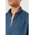 Мужская рубашка из 100% хлопка Oxford Slim Fit с пуговицами на воротнике, без карманов ALTINYILDIZ CLASSICS, Цвет: Синий, Размер: L, изображение 7