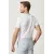 Мужская хлопковая футболка Slim Fit с отложным воротником, не мнется ALTINYILDIZ CLASSICS, Reňk: Ak, Ölçeg: XL, 6 image