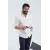 Мужская белая рубашка из 100% хлопка с фланелевой отделкой Oxford Slim Fit с пуговицами на воротнике ALTINYILDIZ CLASSICS, Reňk: Ak, Ölçeg: S