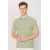 Мужская футболка с поло Slim Fit из хлопковой ткани, не линяет, зеленая ALTINYILDIZ CLASSICS, Reňk: Ýaşyl, Ölçeg: L, 3 image
