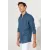 Мужская рубашка из 100% хлопка Oxford Slim Fit с пуговицами на воротнике, без карманов ALTINYILDIZ CLASSICS, Цвет: Синий, Размер: S, изображение 2