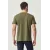 Мужская футболка Slim Fit с круглым вырезом, базовый дизайн ALTINYILDIZ CLASSICS, Reňk: Haki, Ölçeg: M, 4 image