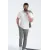 Мужская белая футболка Slim Fit с круглым вырезом, 100% хлопок ALTINYILDIZ CLASSICS, Reňk: Ak, Ölçeg: S, 5 image