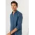 Мужская рубашка из 100% хлопка Oxford Slim Fit с пуговицами на воротнике, без карманов ALTINYILDIZ CLASSICS, Цвет: Синий, Размер: S, изображение 6