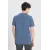 Мужская хлопковая футболка с V-образным вырезом, индиго меланж, Slim Fit, узкий крой ALTINYILDIZ CLASSICS, Reňk: Goýy gök, Ölçeg: XXL, 5 image