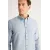 Мужская рубашка Oxford серая с пуговицами на воротнике, Slim Fit ALTINYILDIZ CLASSICS, Цвет: Серый, Размер: S, изображение 3