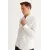 Мужская рубашка бело-хаки из хлопка Oxford, дышащая, Slim Fit, узкая, с итальянским воротником и принтом ALTINYILDIZ CLASSICS, Цвет: Белый, Размер: S, изображение 5