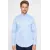 Мужская рубашка Slim Fit с длинным рукавом, без карманов, белая Tudors, Reňk: Açyk gök, Ölçeg: S, 2 image