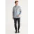 Мужская рубашка Oxford серая с пуговицами на воротнике, Slim Fit ALTINYILDIZ CLASSICS, Цвет: Серый, Размер: S, изображение 4