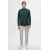Мужская рубашка Slim Fit зеленого цвета с вышивкой, Oxford, без карманов D'S Damat, Цвет: Зеленый, Размер: M, изображение 6