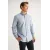 Мужская рубашка Oxford серая с пуговицами на воротнике, Slim Fit ALTINYILDIZ CLASSICS, Цвет: Серый, Размер: S, изображение 2