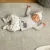 Комплект для малышей полосатый с рисунком слоника, 5 предметов  NewBaby, Цвет: Белый, Размер: 0-3мес.