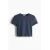 Футболка короткая микрофибра H&M, Цвет: Темно-синий, Размер: XS, изображение 4