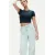Футболка короткая микрофибра H&M, Цвет: Темно-синий, Размер: XXS, изображение 2