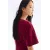 Верх с лодочкой и хлопком H&M, Цвет: Бордовый, Размер: M, изображение 5