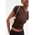 Футболка драпированная H&M, Reňk: Goňur, Ölçeg: XL, 5 image