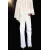 Джинсы широкие высокие H&M, Цвет: Белый, Размер: 34, изображение 3