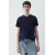 Футболка Slim Fit с V-образным вырезом H&M, Цвет: Темно-синий, Размер: XL