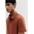 Футболка поло Slim Fit H&M, Цвет: Оранжевый, Размер: XS, изображение 7