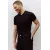 Футболка Slim Fit с V-образным вырезом H&M, Цвет: Черный, Размер: S, изображение 5