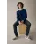 Джинсы Relaxed Tapered Fit H&M, Reňk: Gara, Ölçeg: 8-9 ýaş, 2 image