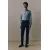 Рубашка Slim Fit Легкая Глажка H&M, Цвет: Голубой, Размер: M