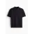 Футболка поло тонкая трикотажная Regular Fit H&M, Цвет: Черный, Размер: XS, изображение 5