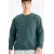 Свитшот базовый толстый с круглым воротником DeFacto, Reňk: Ýaşyl, Ölçeg: S