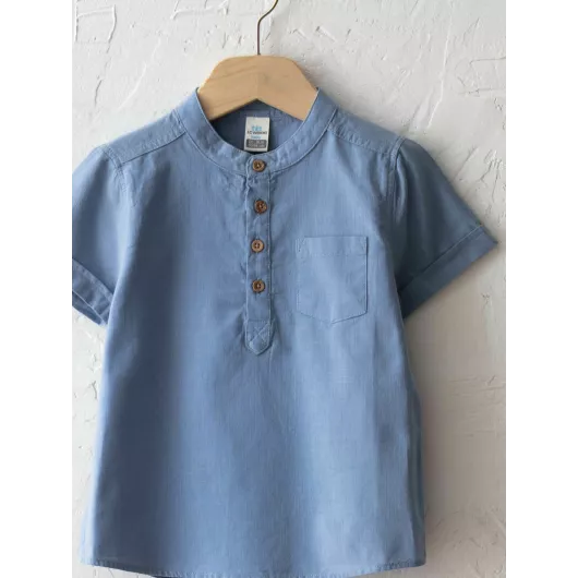 Рубашка LC Waikiki, Цвет: Синий, Размер: 12-18 мес., изображение 3