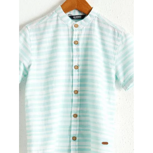 Рубашка LC Waikiki, Цвет: Зеленый, Размер: 4-5 лет, изображение 3