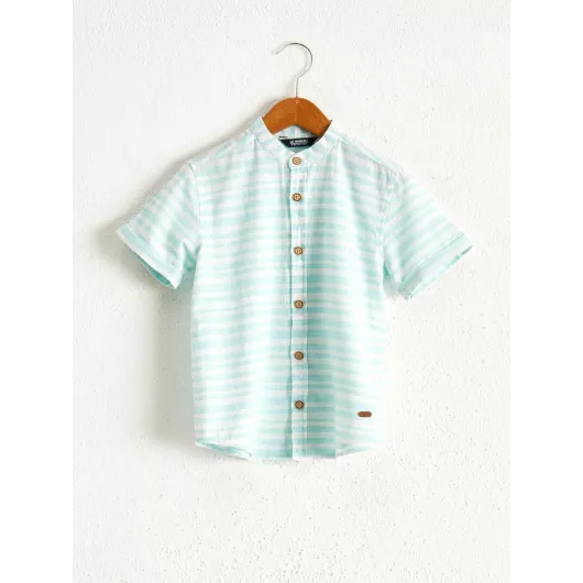 Рубашка LC Waikiki, Цвет: Зеленый, Размер: 4-5 лет