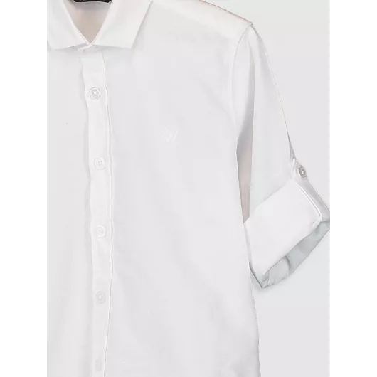 Рубашка LC Waikiki, Цвет: Белый, Размер: 11-12 лет, изображение 4