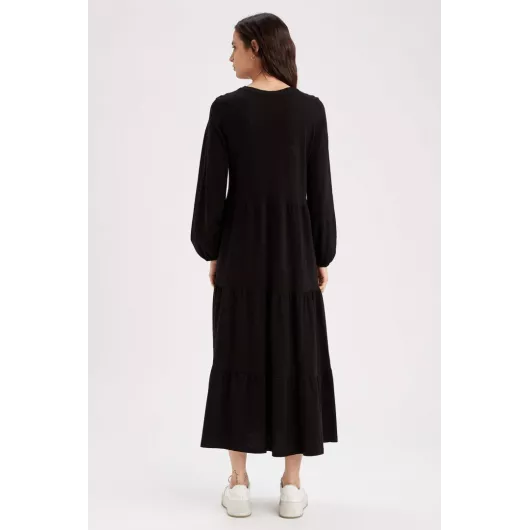 Платье DeFacto, Цвет: Черный, Размер: S, изображение 6