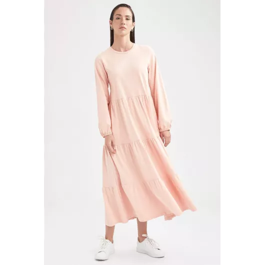 Платье DeFacto, Цвет: Розовый, Размер: L