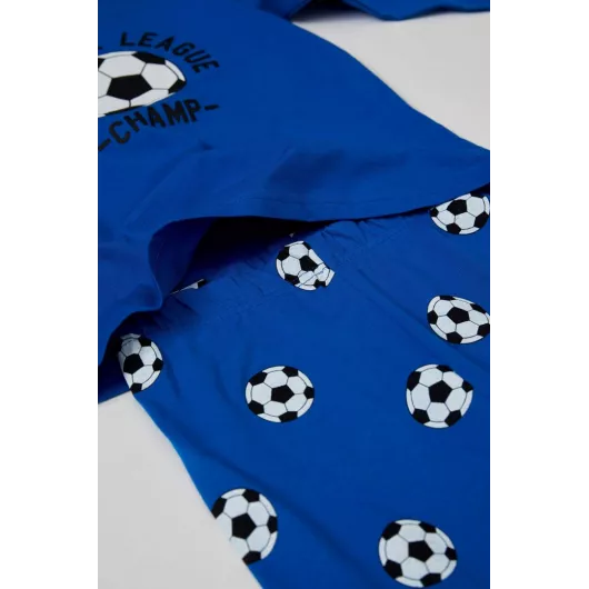 Пижамный комплект DeFacto, Цвет: Голубой, Размер: 3-4 года, изображение 6
