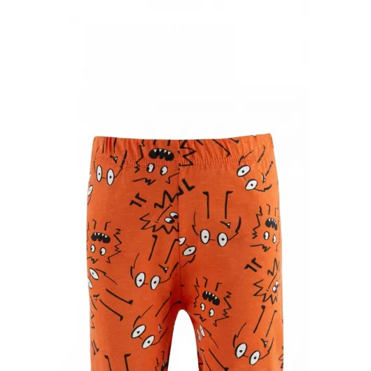 Пижамный комплект DeFacto, Цвет: Оранжевый, Размер: 3-4 года, изображение 4
