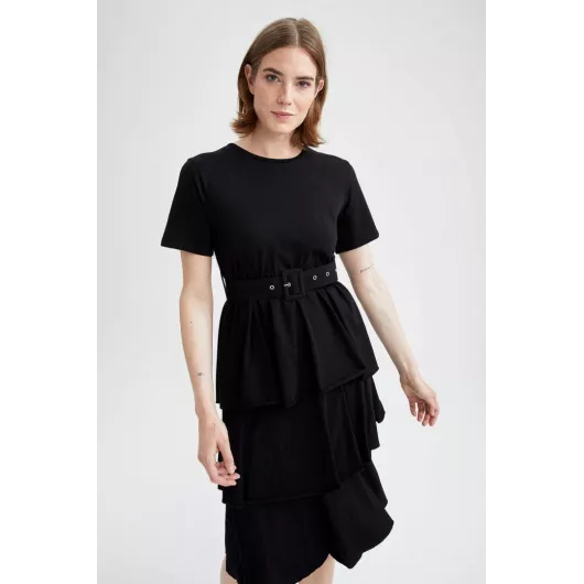 Платье DeFacto, Цвет: Черный, Размер: S, изображение 8