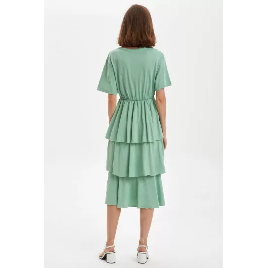 Платье DeFacto, Цвет: Зеленый, Размер: L, изображение 8