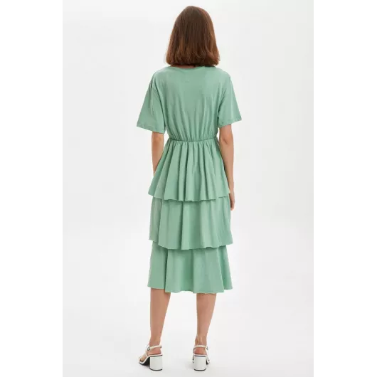 Платье DeFacto, Цвет: Зеленый, Размер: S, изображение 8
