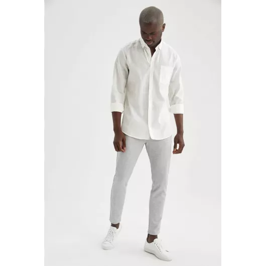 Рубашка DeFacto, Цвет: Белый, Размер: M, изображение 10