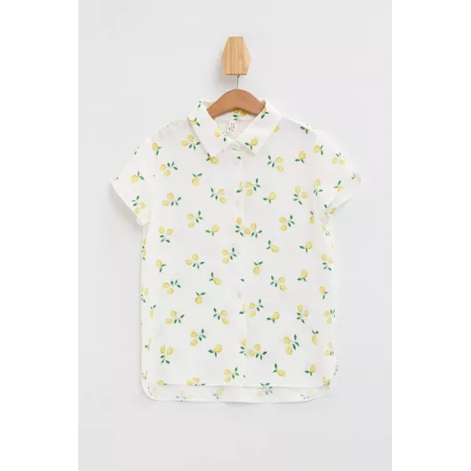 Рубашка DeFacto, Цвет: Экрю, Размер: 6-7 лет, изображение 8