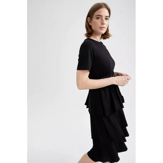 Платье DeFacto, Цвет: Черный, Размер: M, изображение 10