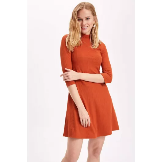 Платье DeFacto, Цвет: Оранжевый, Размер: S