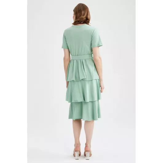 Платье DeFacto, Цвет: Зеленый, Размер: S, изображение 4